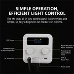 DENGWEI MT-80Bi Luce video COB da 80W, bicolore LED 2700K-6500K, illuminazione continua, CRI 96+, luce da studio, EU Plug, US Plug, UK Plug
