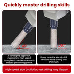 Sega a tazza per smerigliatrice angolare M10, testa di allargamento fori per vetro e pietra, rifinitura, 6MM, 8MM, 10MM, 12MM