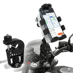 Supporto telefono antiurto a 8 bracci per moto 4,7-7 pollici