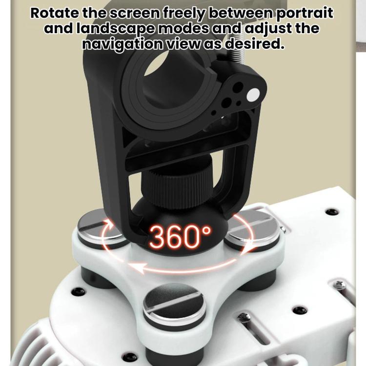Supporto telefono antiurto a 8 bracci per moto 4,7-7 pollici