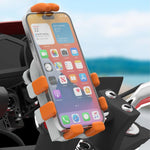 Supporto telefono antiurto a 8 bracci per moto 4,7-7 pollici