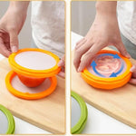 Contenitore trasparente per alimenti da frigorifero, LsCook 4-Piece Set
