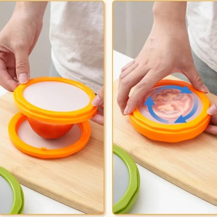 Contenitore trasparente per alimenti da frigorifero, LsCook 4-Piece Set