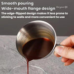 Tazza da caffè LsCook in acciaio inox 304 spesso da 100 ml con tacche di misurazione.