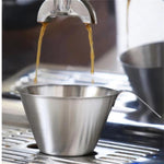 Tazza da caffè LsCook in acciaio inox 304 spesso da 100 ml con tacche di misurazione.