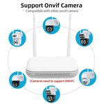 Sistema NVR wireless a 8 canali per telecamere di sicurezza da 5 MP/3 MP, registratore video di rete WiFi, supporto per HDD da 2,5 pollici e scheda TF., US Plug, EU Plug, UK Plug