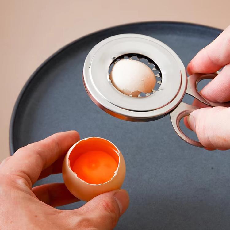 Schiacciauova in acciaio inossidabile, sbucciauova manuale per uso domestico, LsCook