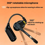 Auricolari Bluetooth con gancio auricolare girevole, riduzione del rumore HD e resistenti alla pioggia., V1, V3