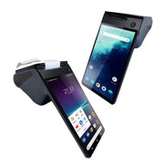 Registratore di cassa POS portatile Android Z108, dispositivo di pagamento con doppio schermo touch e scansione per supermercati e ristoranti., 2.6 inch EU Plug, 3.9 inch EU Plug