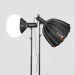 DENGWEI DW150D Lampada video a LED COB da 150 W con emissione continua bilanciata, ideale per studio., EU Plug, US Plug, UK Plug