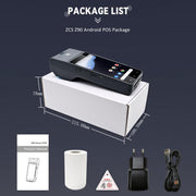 Z90N Terminale POS mobile per supermercati, registratore di cassa portatile con funzione NFC per carte di credito., EU Plug