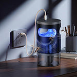 Luce notturna automatica intelligente per interni antizanzare., Direct Plug-in, Battery Rechargeable, Inhalation Shock