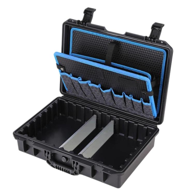 Cassetta degli attrezzi portatile impermeabile e antiurto per riparazioni elettriche, Small Black, Small Green, 440 Black, 440 Green