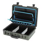 Cassetta degli attrezzi portatile impermeabile e antiurto per riparazioni elettriche, Small Black, Small Green, 440 Black, 440 Green