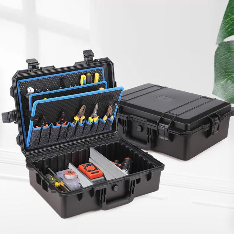 Cassetta degli attrezzi portatile impermeabile e antiurto per riparazioni elettriche, Small Black, Small Green, 440 Black, 440 Green
