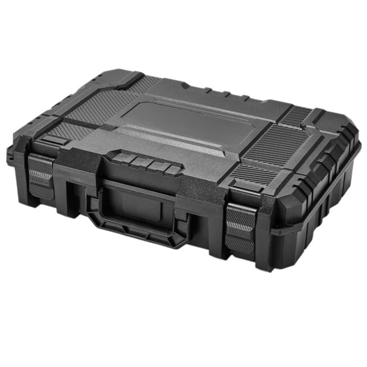 Cassetta degli attrezzi portatile di grande capacità in plastica rinforzata, 41x29.9x11cm, 32.8x26.4x10.3cm, With Cover 28.5x25x8cm, 28.5x25x8cm