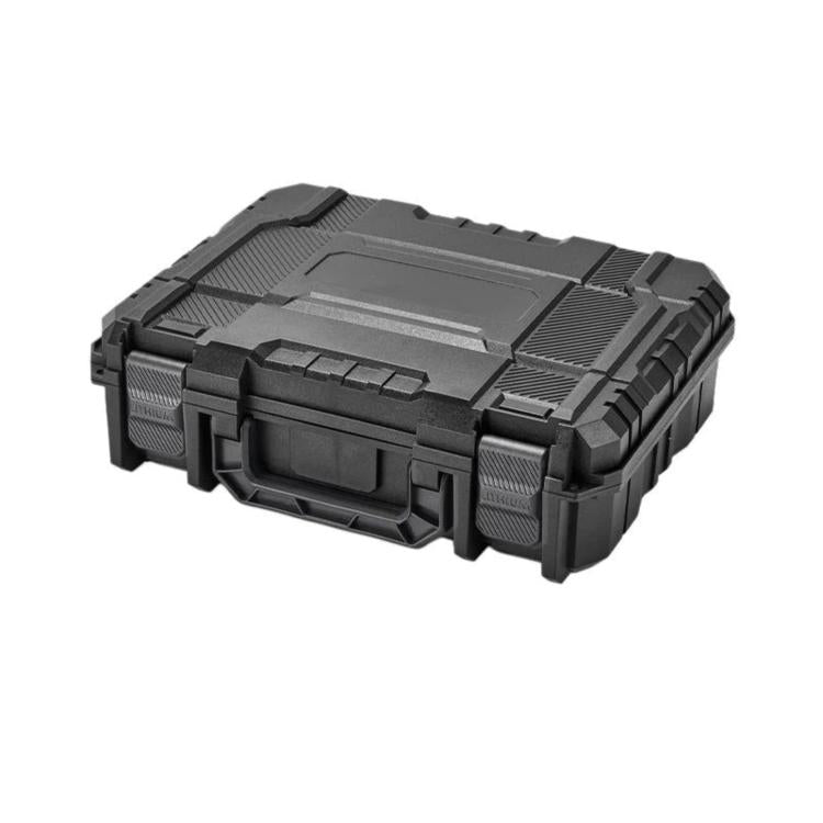 Cassetta degli attrezzi portatile di grande capacità in plastica rinforzata, 41x29.9x11cm, 32.8x26.4x10.3cm, With Cover 28.5x25x8cm, 28.5x25x8cm