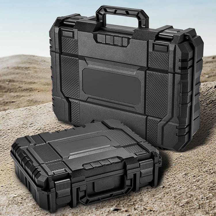 Cassetta degli attrezzi portatile di grande capacità in plastica rinforzata, 41x29.9x11cm, 32.8x26.4x10.3cm, With Cover 28.5x25x8cm, 28.5x25x8cm