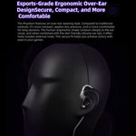 Cuffie da gaming cablate KZ Phantom con audio Hi-Fi da 1,2 m, 3.5mm Standard, 3.5mm With Mic, Type-C Sound Card