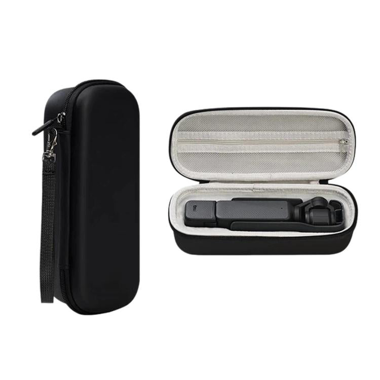 Custodia rigida in pelle PU con cinturino da polso per DJI Osmo Pocket 3 (accessorio autonomo e essenziale).
