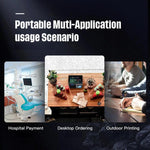 Z100 Registratore di cassa intelligente a doppio schermo con funzione di stampa, dispositivo multifunzione, terminale POS Android per hotel, ristoranti e supermercati, spina europea., 3.95 inch 58mm, 3.95 inch 80mm, 2.6 inch 58mm, 2.6 inch 80mm