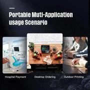 Z100 Registratore di cassa intelligente a doppio schermo con funzione di stampa, dispositivo multifunzione, terminale POS Android per hotel, ristoranti e supermercati, spina europea., 3.95 inch 58mm, 3.95 inch 80mm, 2.6 inch 58mm, 2.6 inch 80mm
