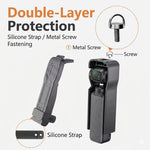 Custodia rigida protettiva per gimbal DJI Osmo Pocket 3 con 3 scomparti integrati per filtri e cover antigraffio.