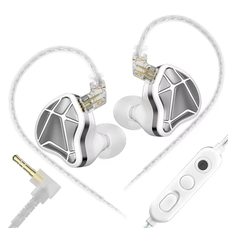 Cuffie da gioco cablate KZ Axas FPS da 1,2 m, 3.5mm Standard White, 3.5mm With Mic White, Type-C Sound Card White, 3.5mm Standard Black, 3.5mm With Mic Black, Type-C Sound Card Black