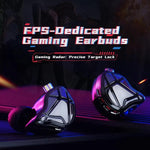 Cuffie da gioco cablate KZ Axas FPS da 1,2 m, 3.5mm Standard White, 3.5mm With Mic White, Type-C Sound Card White, 3.5mm Standard Black, 3.5mm With Mic Black, Type-C Sound Card Black