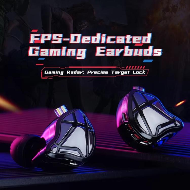 Cuffie da gioco cablate KZ Axas FPS da 1,2 m, 3.5mm Standard White, 3.5mm With Mic White, Type-C Sound Card White, 3.5mm Standard Black, 3.5mm With Mic Black, Type-C Sound Card Black