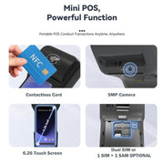 Terminale POS mobile portatile, intelligente terminale di pagamento Android per ristoranti e parcheggi., Z93