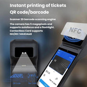Registratore di cassa mobile intelligente con stampa termica delle ricevute, terminale POS multipagamento, Z92