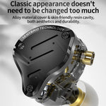 Auricolari cablati KZ-ZS10 PRO X con 10 driver dinamici e armatura bilanciata, cavo da 1,2 m., Without Mic, With Mic