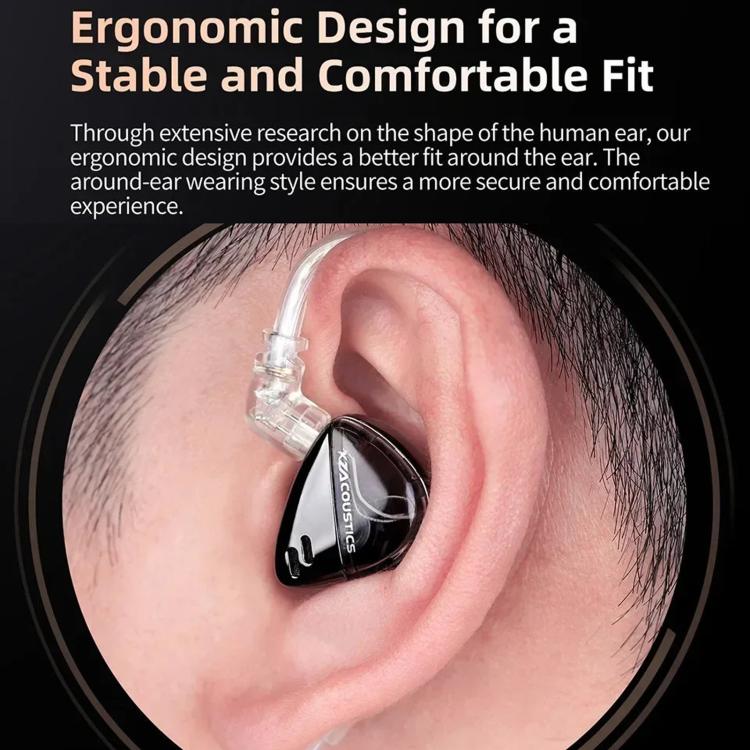 Auricolari in-ear dinamici Hi-Fi a banda ultralarga KZ X Angelears Libra con cavo da 1,2 m, Black Balanced Standard, Black Balanced With Mic, Black High-Resolution Standard, Black High-Resolution With Mic, Silver X Edition Standard                     ...
