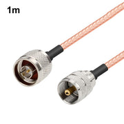 Cavo di prolunga RG316 da UHF maschio a N maschio, cavo coassiale RF, 0.1m, 0.15m, 0.3m, 1m, 2m, 3m, 5m