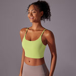 Reggiseno sportivo/canotta fitness in nylon con coppe semi-fisse per allenamento ad alta intensità, L, XL