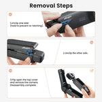 Custodia protettiva monoblocco aMagisn per DJI Osmo Pocket 4, cover rigida in ABS resistente agli urti con scomparto magnetico integrato per il filtro.