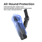 Custodia protettiva monoblocco aMagisn per DJI Osmo Pocket 4, cover rigida in ABS resistente agli urti con scomparto magnetico integrato per il filtro.