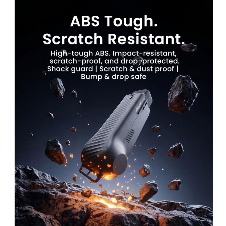 Custodia protettiva monoblocco aMagisn per DJI Osmo Pocket 4, cover rigida in ABS resistente agli urti con scomparto magnetico integrato per il filtro.