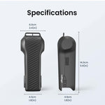 Custodia protettiva monoblocco aMagisn per DJI Osmo Pocket 4, cover rigida in ABS resistente agli urti con scomparto magnetico integrato per il filtro.