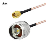 Cavo di prolunga per antenna coassiale RF da SMA maschio a N maschio, cavo adattatore RF RG316, 0.1m, 0.15m, 0.3m, 1m, 2m, 3m, 5m