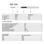 Cavo di prolunga per antenna coassiale RF da SMA maschio a N maschio, cavo adattatore RF RG316, 0.1m, 0.15m, 0.3m, 1m, 2m, 3m, 5m