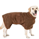 Accappatoio assorbente a copertura totale per animali domestici, traspirante e ad asciugatura rapida, adatto a tutte le stagioni per cani e gatti., XS, S, M, L