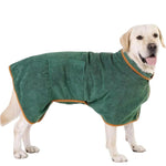 Accappatoio assorbente a copertura totale per animali domestici, traspirante e ad asciugatura rapida, adatto a tutte le stagioni per cani e gatti., XS, S, M, L