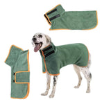 Accappatoio assorbente a copertura totale per animali domestici, traspirante e ad asciugatura rapida, adatto a tutte le stagioni per cani e gatti., XS, S, M, L