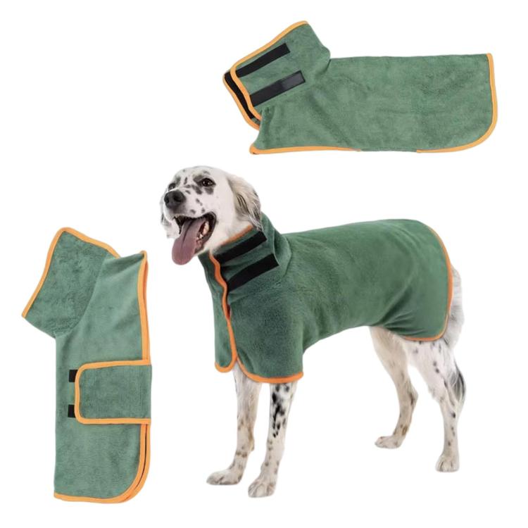 Accappatoio assorbente a copertura totale per animali domestici, traspirante e ad asciugatura rapida, adatto a tutte le stagioni per cani e gatti., XL