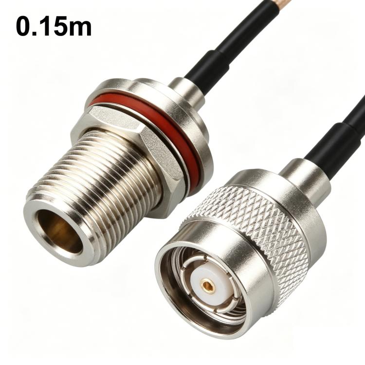 Cavo coassiale RG316 da TNC maschio a N femmina, 0.1m, 0.15m, 0.3m, 1m, 2m, 3m, 5m