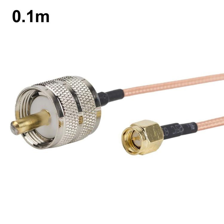 Cavo di connessione RF RG316 da SMA maschio a PL259 maschio per UHF., 0.1m, 0.15m, 0.3m, 1m, 2m, 3m, 5m