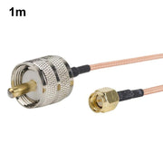 Cavo di connessione RF RG316 da SMA maschio a PL259 maschio per UHF., 0.1m, 0.15m, 0.3m, 1m, 2m, 3m, 5m