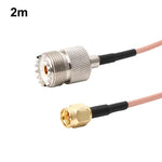 Cavo coassiale SMA maschio-UHF femmina S0239 RG316, prolunga RF, 0.1m, 0.15m, 0.3m, 1m, 2m, 3m, 5m